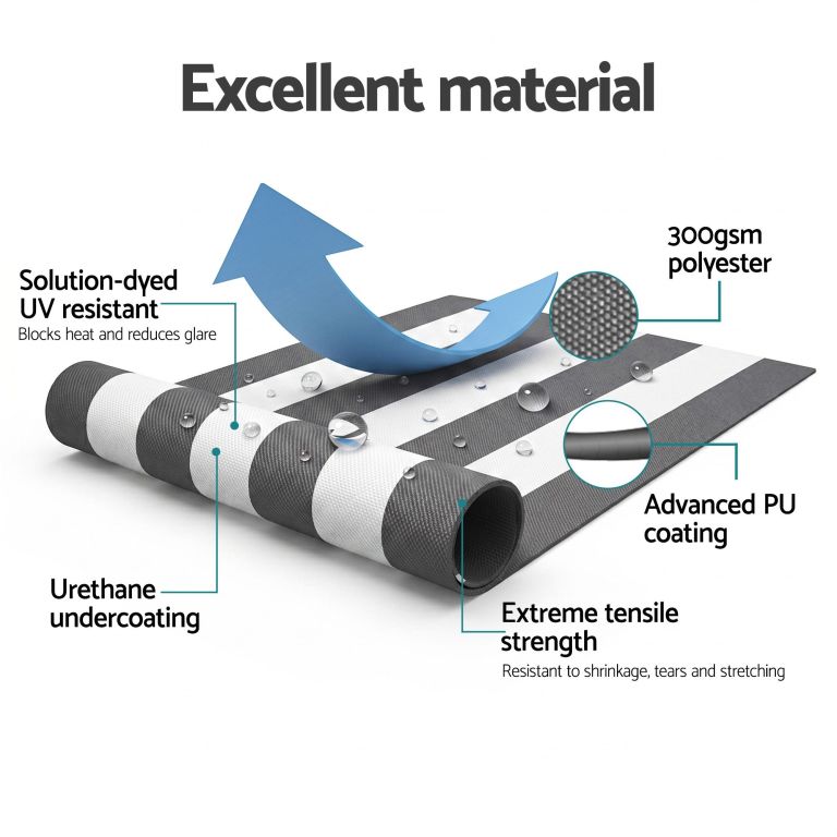instahut retractable folding arm awning motorised sunshade 4.5mx3m grey white instahut retractable folding arm awning motorised sunshade 4.5mx3m grey white
