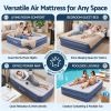 bestway air mattress king inflatable bed 56cm airbed blue