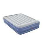 bestway air mattress queen inflatable bed 46cm airbed blue