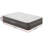 bestway air mattress queen inflatable bed 46cm airbed grey bestway air mattress queen inflatable bed 46cm airbed grey