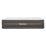 bestway air mattress queen inflatable bed 46cm airbed grey bestway air mattress queen inflatable bed 46cm airbed grey