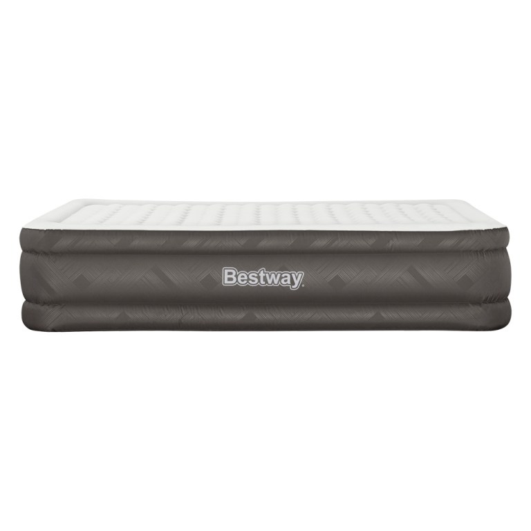 bestway air mattress queen inflatable bed 46cm airbed grey bestway air mattress queen inflatable bed 46cm airbed grey
