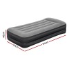 bestway air mattress single inflatable bed 46cm airbed black