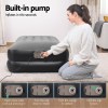 bestway air mattress single inflatable bed 46cm airbed black
