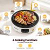 devanti ceramic cooktop electric hot plate countertop grill cooker white devanti ceramic cooktop electric hot plate countertop grill cooker white