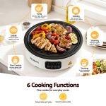 devanti ceramic cooktop electric hot plate countertop grill cooker white devanti ceramic cooktop electric hot plate countertop grill cooker white