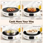 devanti ceramic cooktop electric hot plate countertop grill cooker white devanti ceramic cooktop electric hot plate countertop grill cooker white