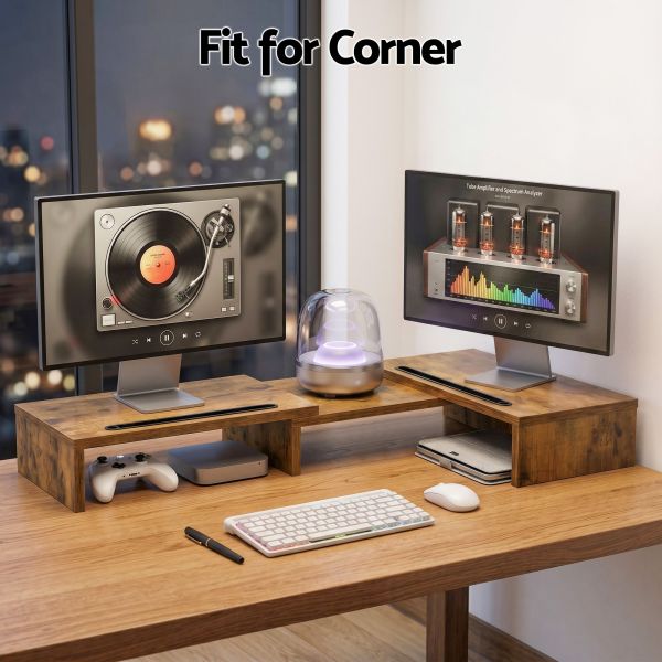 artiss dual monitor stand riser