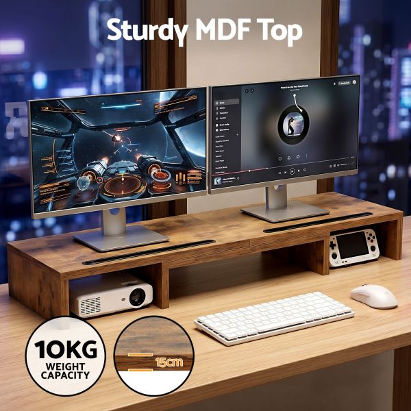 artiss dual monitor stand riser
