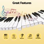 alpha 49 key electronic keyboard portable digital piano musical instrument black alpha 49 key electronic keyboard portable digital piano musical instrument black