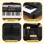 alpha 49 key electronic keyboard portable digital piano musical instrument black alpha 49 key electronic keyboard portable digital piano musical instrument black