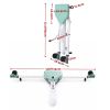 everfit leg stretcher machine foldable 180 degree adjustable split machine green