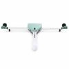 everfit leg stretcher machine foldable 180 degree adjustable split machine green