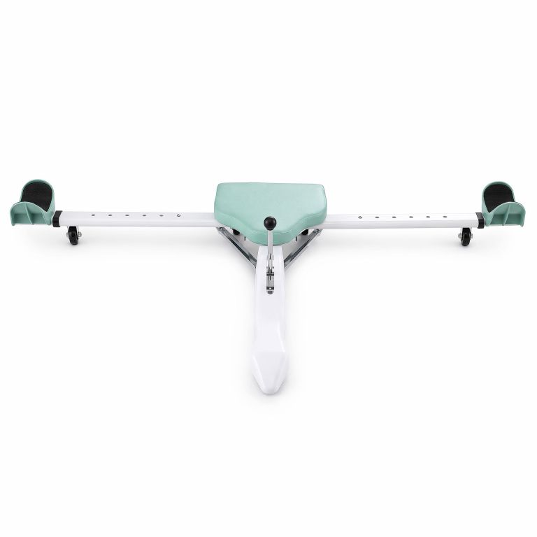 everfit leg stretcher machine foldable 180 degree adjustable split machine green