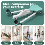 everfit leg stretcher machine foldable 180 degree adjustable split machine green