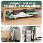 everfit leg stretcher machine foldable 180 degree adjustable split machine green