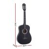 alpha 38 inch acoustic guitar full size classical cutaway nylon string black alpha 38 inch acoustic guitar full size classical cutaway nylon string black