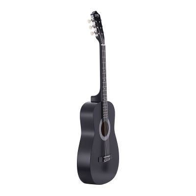 alpha 38 inch acoustic guitar full size classical cutaway nylon string black alpha 38 inch acoustic guitar full size classical cutaway nylon string black