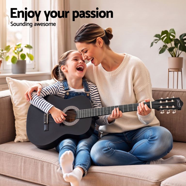alpha 38 inch acoustic guitar full size classical cutaway nylon string black alpha 38 inch acoustic guitar full size classical cutaway nylon string black