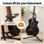 alpha iron adjustable guitar stand folding instrument holder acoustic bass rack black alpha iron adjustable guitar stand folding instrument holder acoustic bass rack black