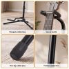 alpha iron adjustable guitar stand folding instrument holder acoustic bass rack black alpha iron adjustable guitar stand folding instrument holder acoustic bass rack black