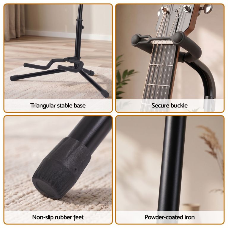 alpha iron adjustable guitar stand folding instrument holder acoustic bass rack black alpha iron adjustable guitar stand folding instrument holder acoustic bass rack black