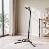 alpha iron adjustable guitar stand folding instrument holder acoustic bass rack black alpha iron adjustable guitar stand folding instrument holder acoustic bass rack black