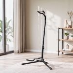 alpha iron adjustable guitar stand folding instrument holder acoustic bass rack black alpha iron adjustable guitar stand folding instrument holder acoustic bass rack black