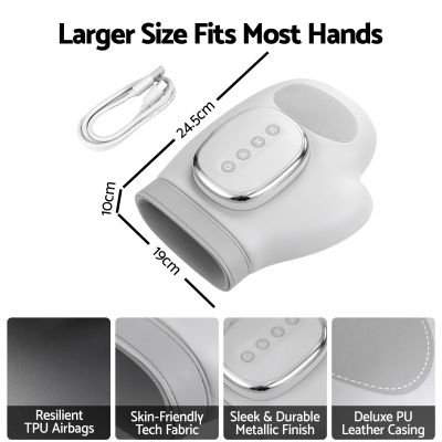 livemor hand massager with heat and compression for arthritis carpal tunnel | large hand chamber fits left or right hand, with 5 compression levels, 3 modes, and 3 heat levels, gift for women men livemor hand massager with heat and compression for arthritis carpal tunnel | large hand chamber fits left or right hand, with 5 compression levels, 3 modes, and 3 heat levels, gift for women men