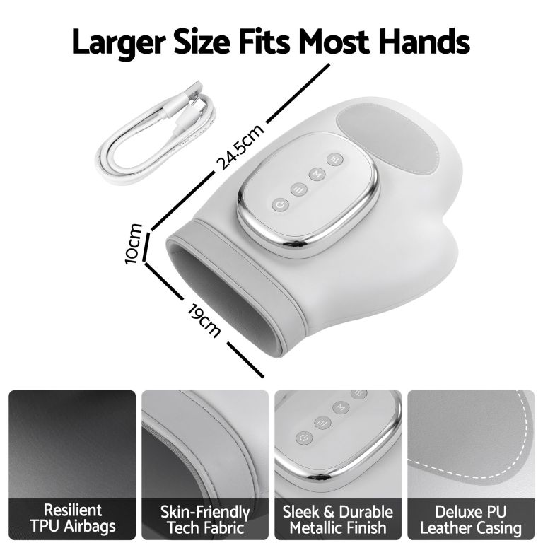 livemor hand massager with heat and compression for arthritis carpal tunnel | large hand chamber fits left or right hand, with 5 compression levels, 3 modes, and 3 heat levels, gift for women men livemor hand massager with heat and compression for arthritis carpal tunnel | large hand chamber fits left or right hand, with 5 compression levels, 3 modes, and 3 heat levels, gift for women men