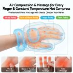 livemor hand massager with heat and compression for arthritis carpal tunnel | large hand chamber fits left or right hand, with 5 compression levels, 3 modes, and 3 heat levels, gift for women men livemor hand massager with heat and compression for arthritis carpal tunnel | large hand chamber fits left or right hand, with 5 compression levels, 3 modes, and 3 heat levels, gift for women men