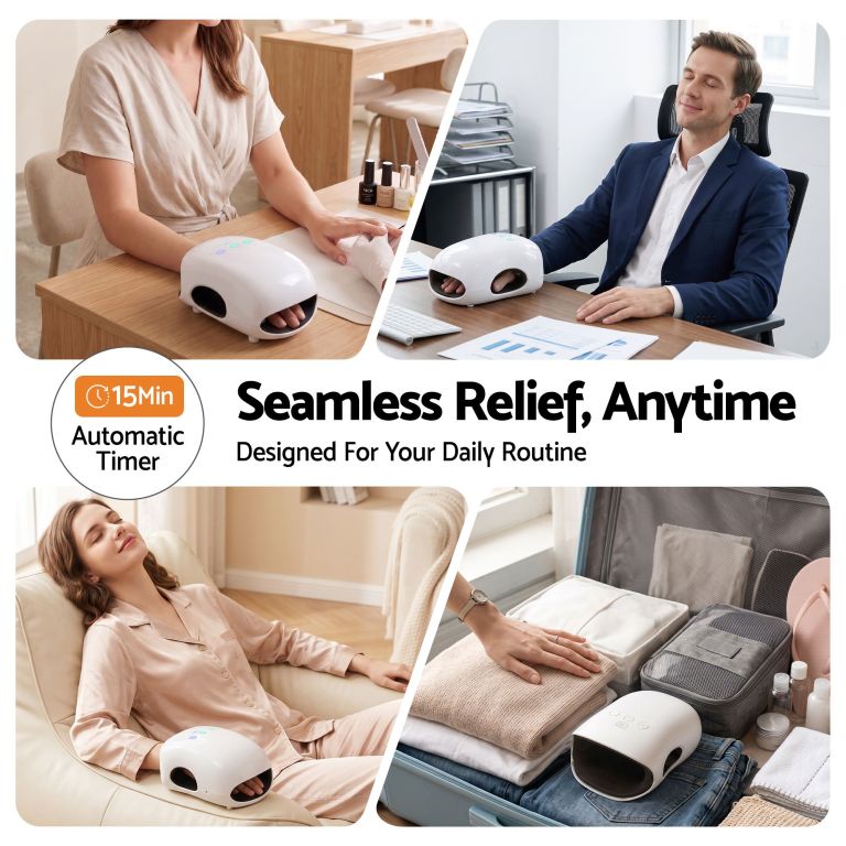livemor hand massager with heat and compression cordless 3 modes 3 temperatures livemor hand massager with heat and compression cordless 3 modes 3 temperatures