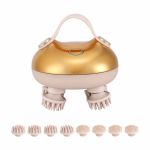 livemor scalp massager kneading head massager scalp stress relax portable rechargeable hair massager shower massage waterproof cat massager scratcher, gift for mom dad