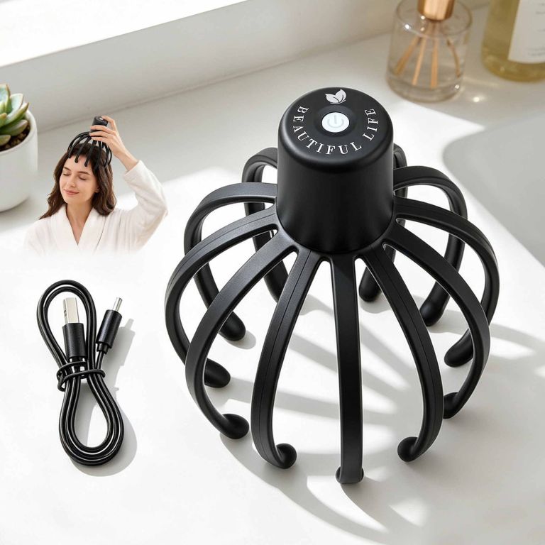 livemor head massager scalp electric with 3 modes, 360 degree head massager cordless portable, head scratcher for stress relax livemor head massager scalp electric with 3 modes, 360 degree head massager cordless portable, head scratcher for stress relax