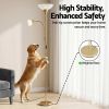 artiss gold floor lamp with reading light | mother and child standing lamp with 360 flexible gooseneck, individual switch & plate shade, e27 & e14 bulb (not included) home living room office reading artiss gold floor lamp with reading light | mother and child standing lamp with 360 flexible gooseneck, individual switch & plate shade, e27 & e14 bulb (not included) home living room office reading