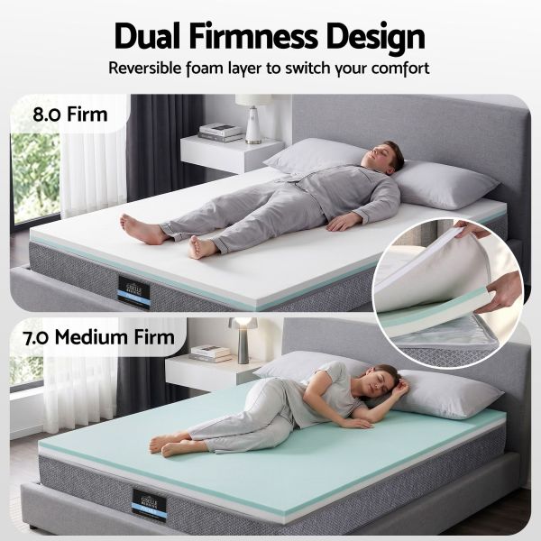 giselle bedding double mattress 23cm pocket spring mattress with adjustable firmness reversible foam layer for medium firm & firm support motion isolation bedroom bed giselle bedding double mattress 23cm pocket spring mattress with adjustable firmness reversible foam layer for medium firm & firm support motion isolation bedroom bed