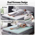 giselle bedding king mattress 23cm pocket spring mattress with adjustable firmness reversible foam layer for medium firm & firm support motion isolation bedroom bed giselle bedding king mattress 23cm pocket spring mattress with adjustable firmness reversible foam layer for medium firm & firm support motion isolation bedroom bed