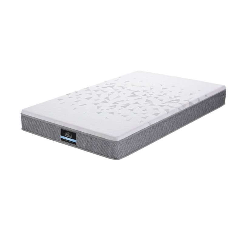 giselle bedding single mattress 23cm pocket spring mattress with adjustable firmness reversible foam layer for medium firm & firm support motion isolation bedroom bed