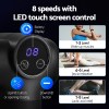 everfit massage gun 8 speed 4 heads vibration muscle massager chargeable black everfit massage gun 8 speed 4 heads vibration muscle massager chargeable black
