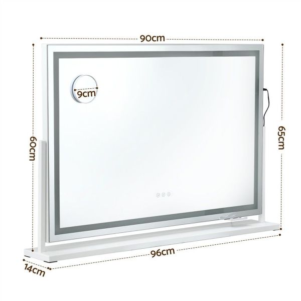embellir 90x60cm makeup mirror 360 degree rotatable vanity mirror 10x magnifing embellir 90x60cm makeup mirror 360 degree rotatable vanity mirror 10x magnifing