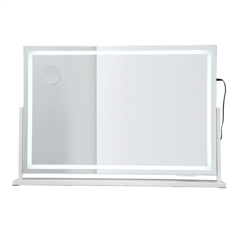 embellir 90x60cm makeup mirror 360 degree rotatable vanity mirror 10x magnifing