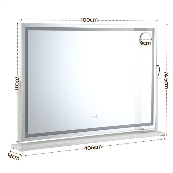 embellir 100x70cm makeup mirror 360 degree rotatable vanity mirror 10x magnifing embellir 100x70cm makeup mirror 360 degree rotatable vanity mirror 10x magnifing
