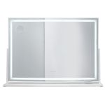 embellir 100x70cm makeup mirror 360 degree rotatable vanity mirror 10x magnifing