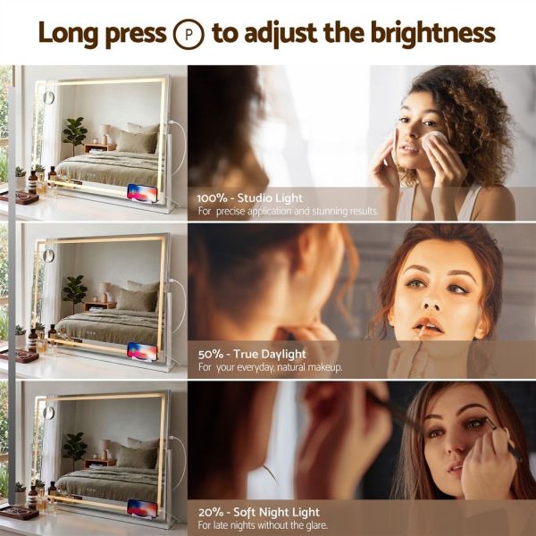 embellir 100x70cm makeup mirror 360 degree rotatable vanity mirror 10x magnifing embellir 100x70cm makeup mirror 360 degree rotatable vanity mirror 10x magnifing
