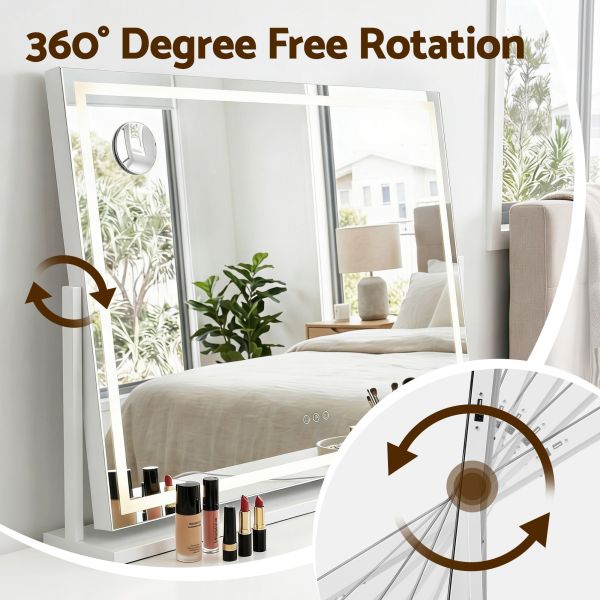 embellir 100x70cm makeup mirror 360 degree rotatable vanity mirror 10x magnifing embellir 100x70cm makeup mirror 360 degree rotatable vanity mirror 10x magnifing