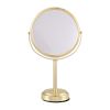 embellir makeup mirror 20x20cm 1x 5x magnifying rotation tabletop gold