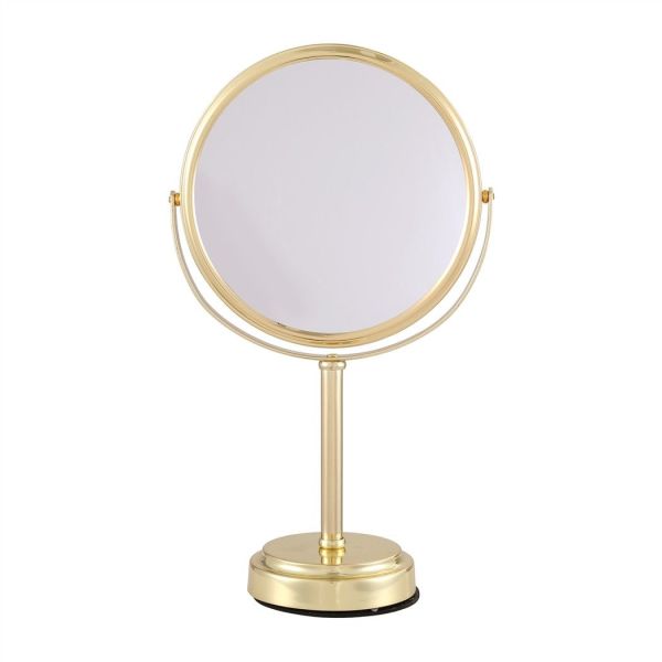 embellir makeup mirror 20x20cm 1x 5x magnifying rotation tabletop gold embellir makeup mirror 20x20cm 1x 5x magnifying rotation tabletop gold
