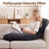 giselle bedding pregnancy pillow g shaped full body pillow for back and belly support maternity pillow with removable cover, dark grey 135x70 cm giselle bedding pregnancy pillow g shaped full body pillow for back and belly support maternity pillow with removable cover, dark grey 135x70 cm