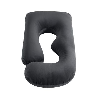 giselle bedding pregnancy pillow g shaped full body pillow for back and belly support maternity pillow with removable cover, dark grey 135x70 cm giselle bedding pregnancy pillow g shaped full body pillow for back and belly support maternity pillow with removable cover, dark grey 135x70 cm