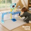 keezi kids basketball hoop stand bowling baseball golf game sports toys set blue